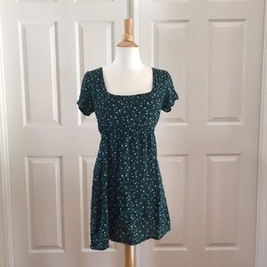 Brandy Melville Green Floral Dress